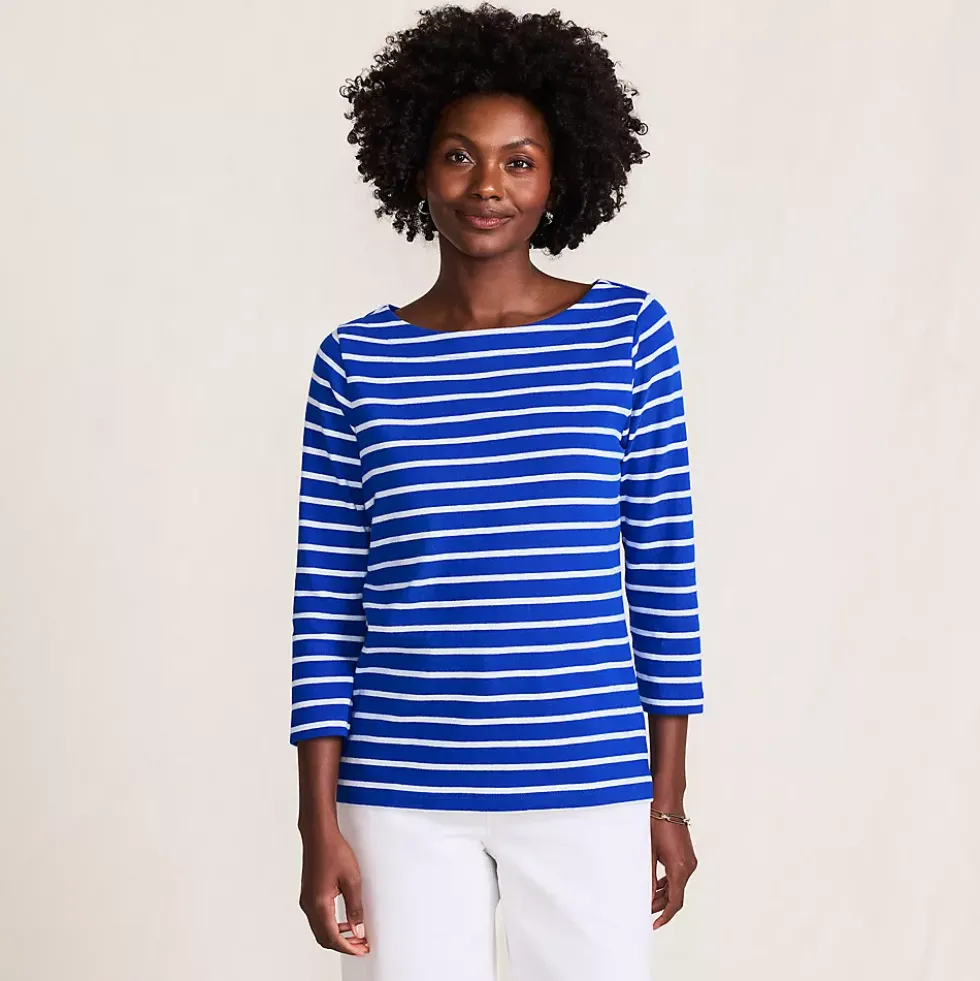Women's Mariner Jersey Boatneck Top