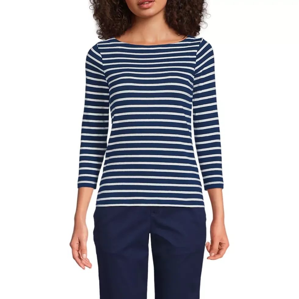 Women's Mariner Jersey Boatneck Top