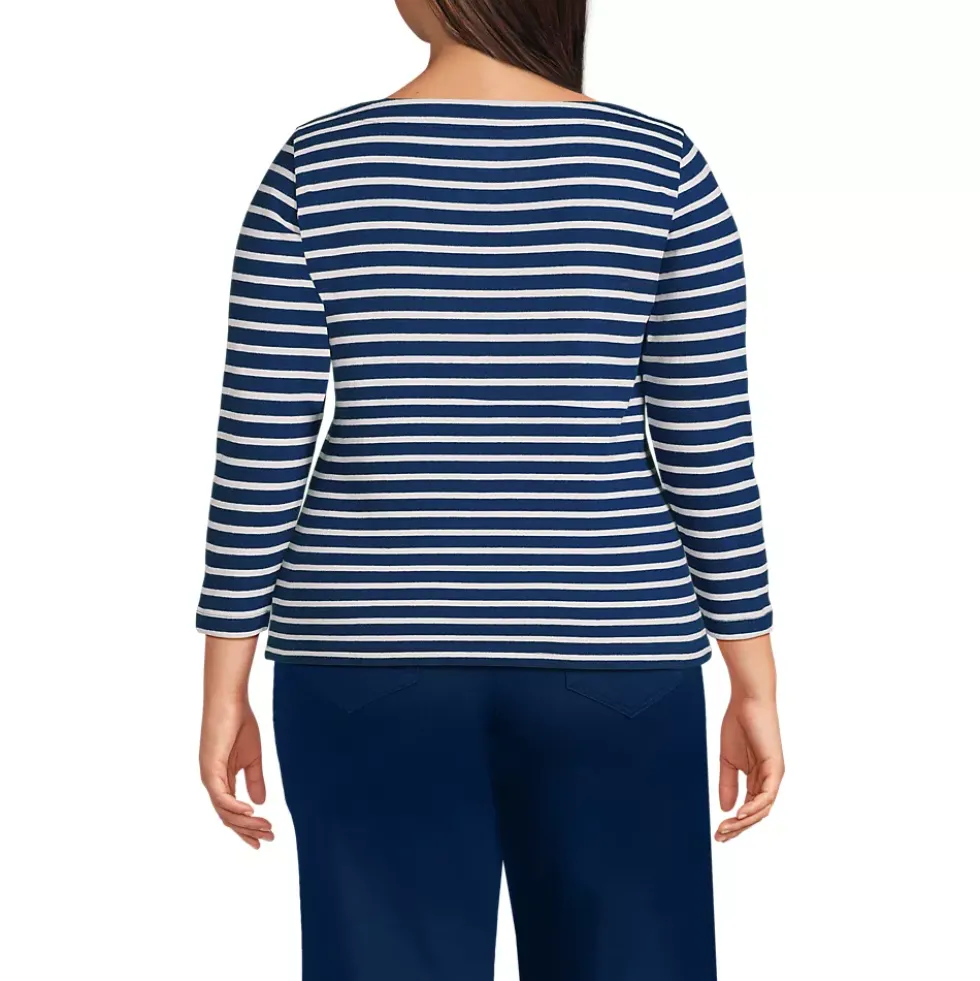Women's Mariner Jersey Boatneck Top