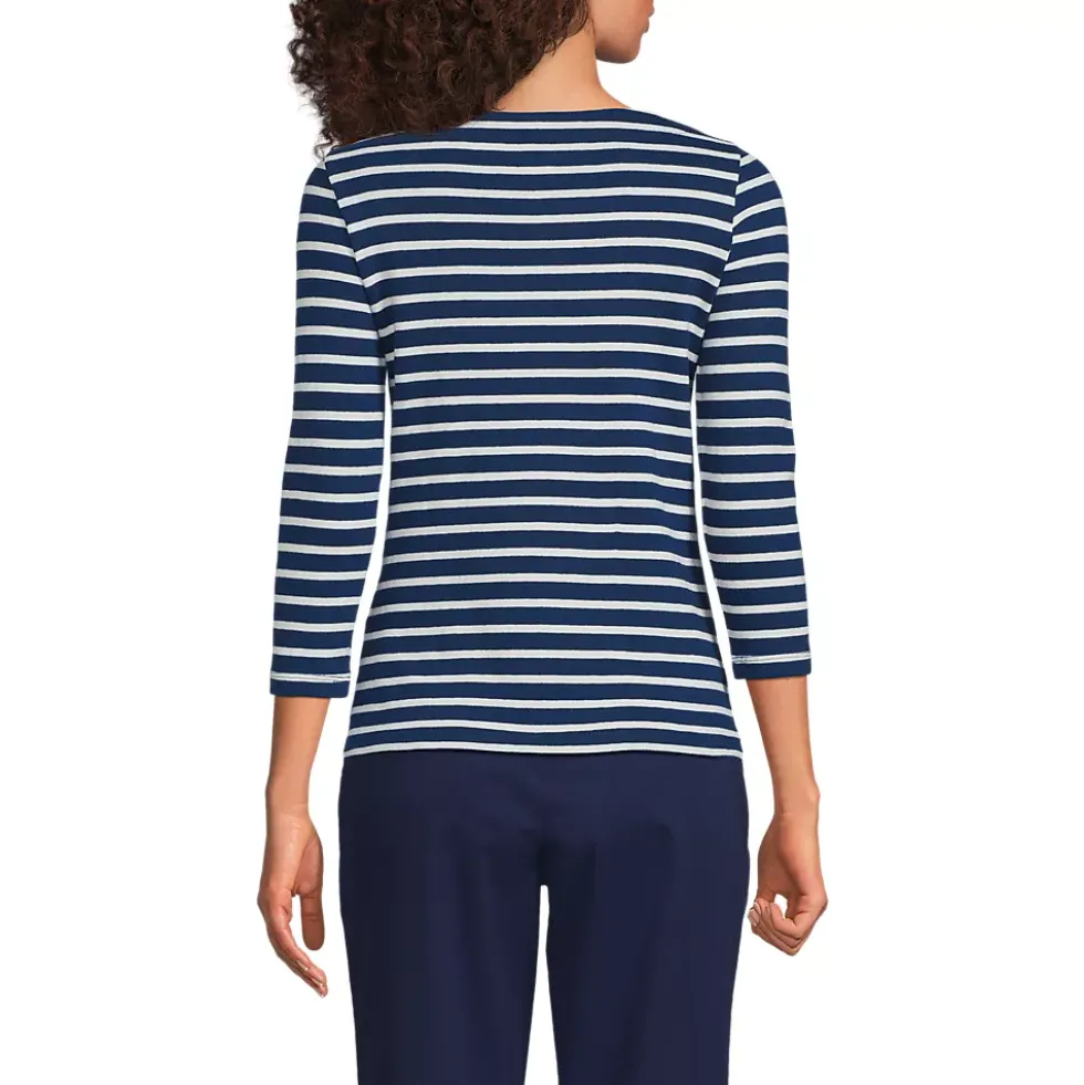 Women's Mariner Jersey Boatneck Top
