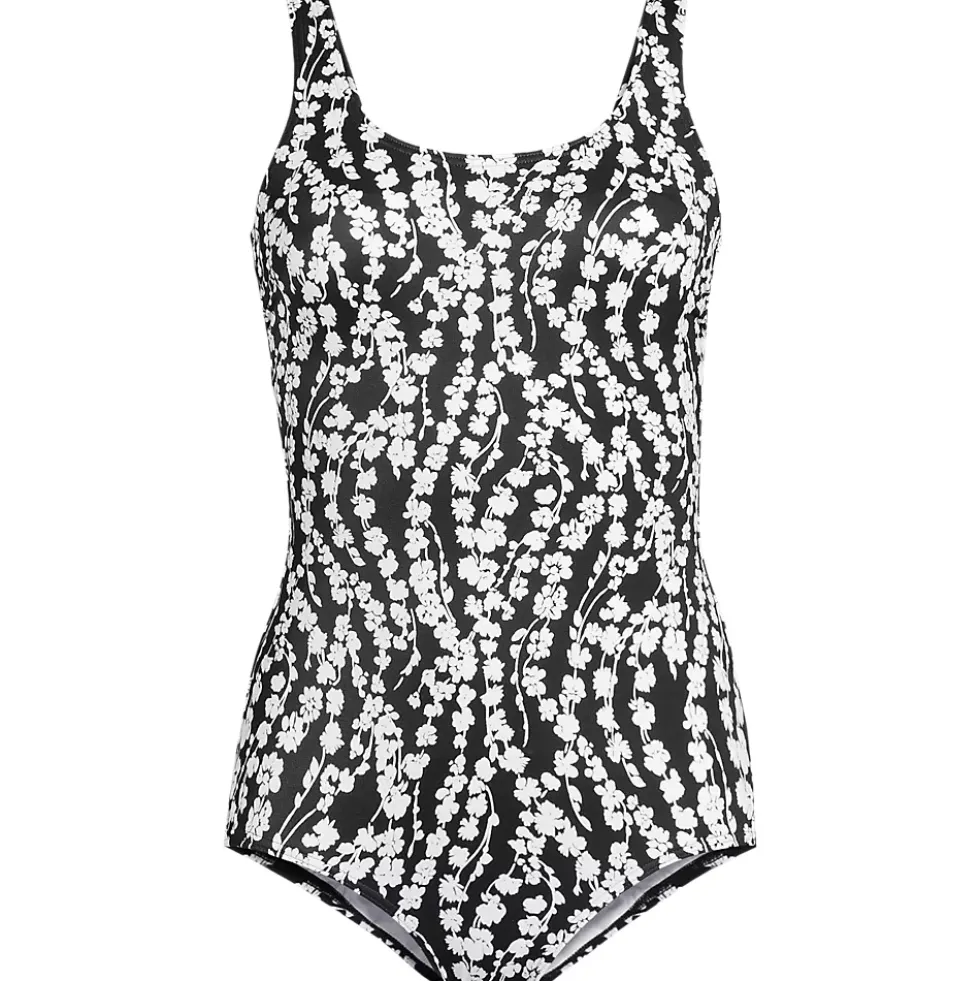 Women's Mastectomy Chlorine Resistant Tugless One Piece Swimsuit Soft Cup