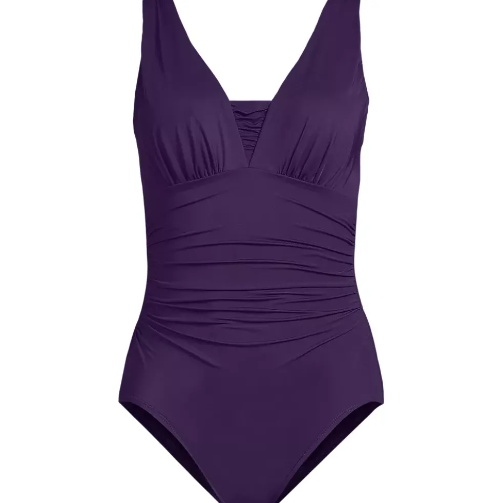 Women's Mastectomy New SlenderSuit Grecian Adjustable Low Leg One Piece