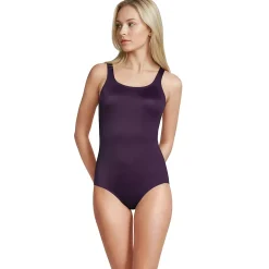 Women's Mastectomy Scoop Neck Tugless Sporty One Piece Swimsuit