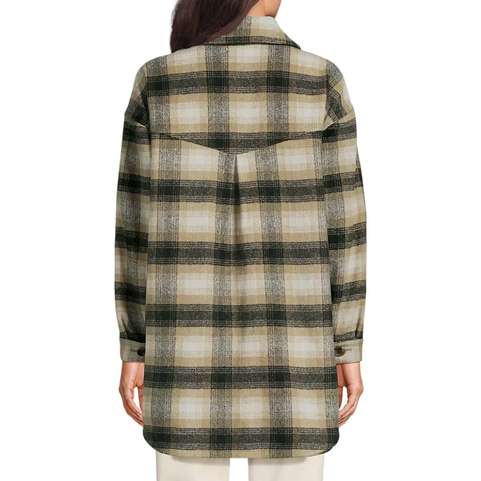Women's Menswear Shirt Jacket