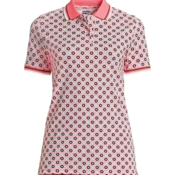 Women's Mesh Cotton Short Sleeve Polo Shirt