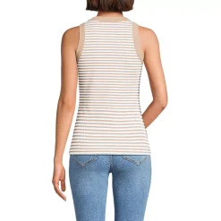 Women's Micro Rib Crew Neck Tank