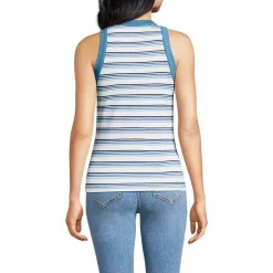 Women's Micro Rib Crew Neck Tank