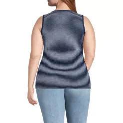 Women's Micro Rib Square Neck Tank