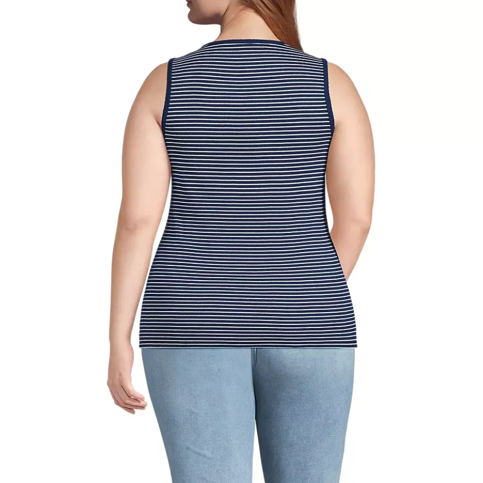 Women's Micro Rib Square Neck Tank