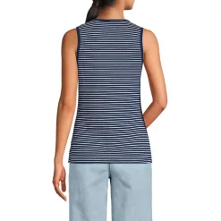 Women's Micro Rib Square Neck Tank