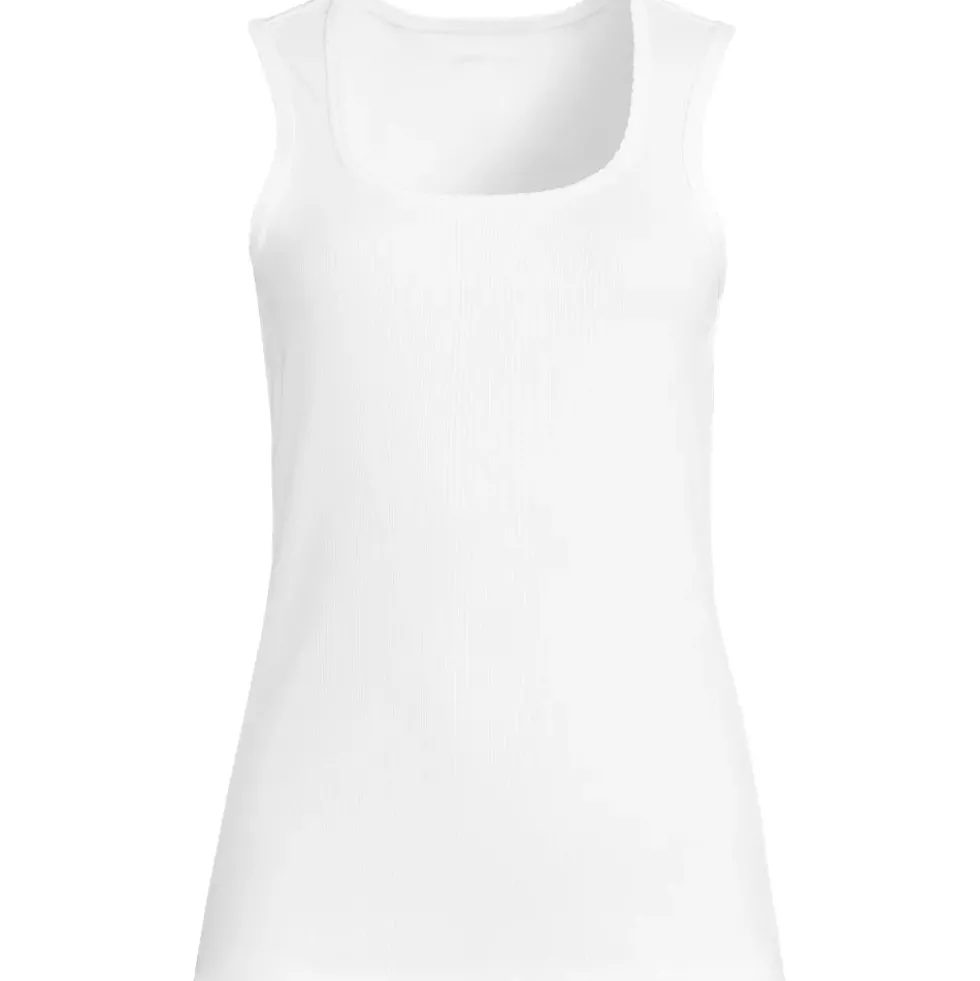 Women's Micro Rib Square Neck Tank