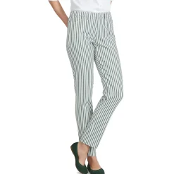 Women's Mid Rise Classic Straight Leg Chino Ankle Pants