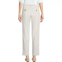 Women's Mid Rise Classic Straight Leg Chino Ankle Pants