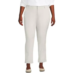 Women's Mid Rise Classic Straight Leg Chino Ankle Pants