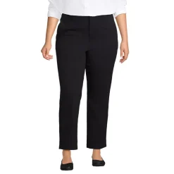 Women's Mid Rise Classic Straight Leg Chino Ankle Pants