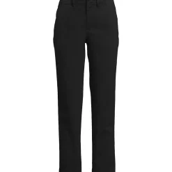 Women's Mid Rise Classic Straight Leg Chino Ankle Pants