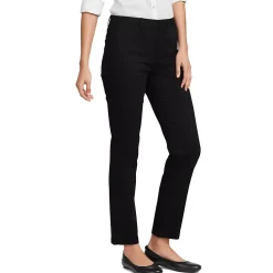 Women's Mid Rise Classic Straight Leg Chino Ankle Pants