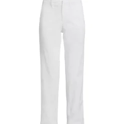 Women's Mid Rise Classic Straight Leg Chino Ankle Pants