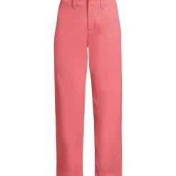 Women's Mid Rise Classic Straight Leg Chino Ankle Pants