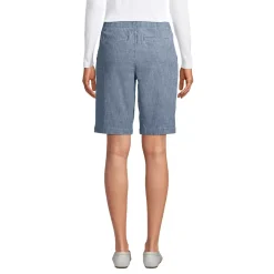 Women's Mid Rise Elastic Waist Pull On 12