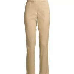 Women's Mid Rise Pull On Chino Ankle Pants