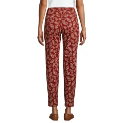 Women's Mid Rise Pull On Chino Ankle Pants
