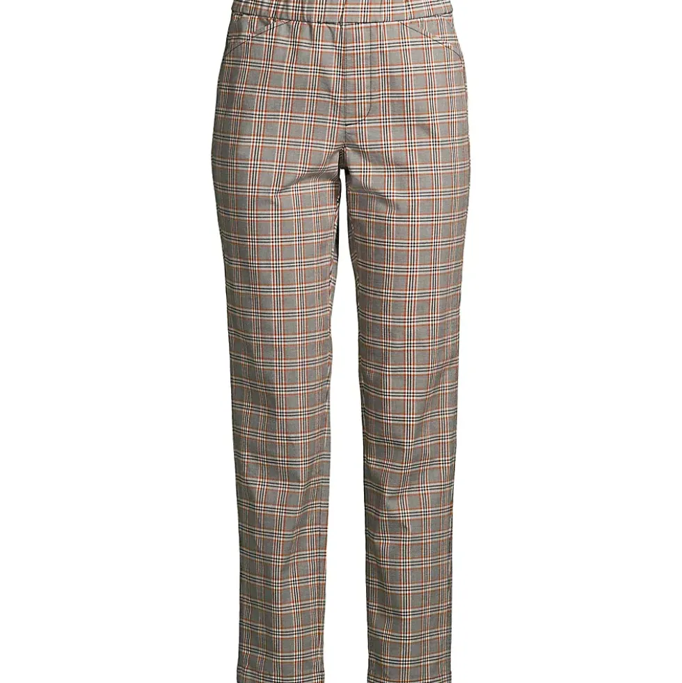 Women's Mid Rise Pull On Chino Ankle Pants
