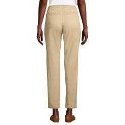 Women's Mid Rise Pull On Chino Ankle Pants