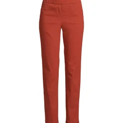 Women's Mid Rise Pull On Chino Ankle Pants