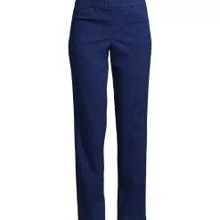 Women's Mid Rise Pull On Chino Ankle Pants