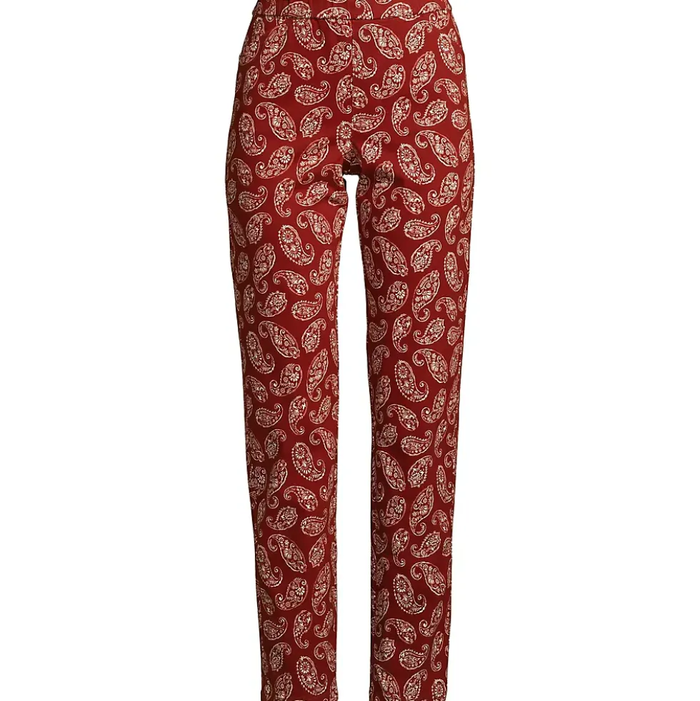 Women's Mid Rise Pull On Chino Ankle Pants