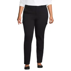 Women's Mid Rise Slim Cargo Chino Pants