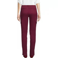 Women's Mid Rise Slim Cargo Chino Pants