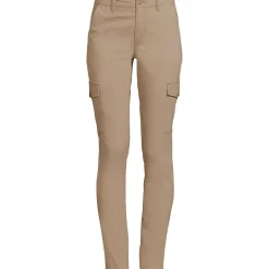 Women's Mid Rise Slim Cargo Chino Pants