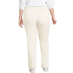 Women's Mid Rise Straight Leg Corduroy Pants