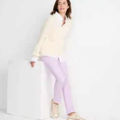 Women's Mid Rise Straight Leg Corduroy Pants