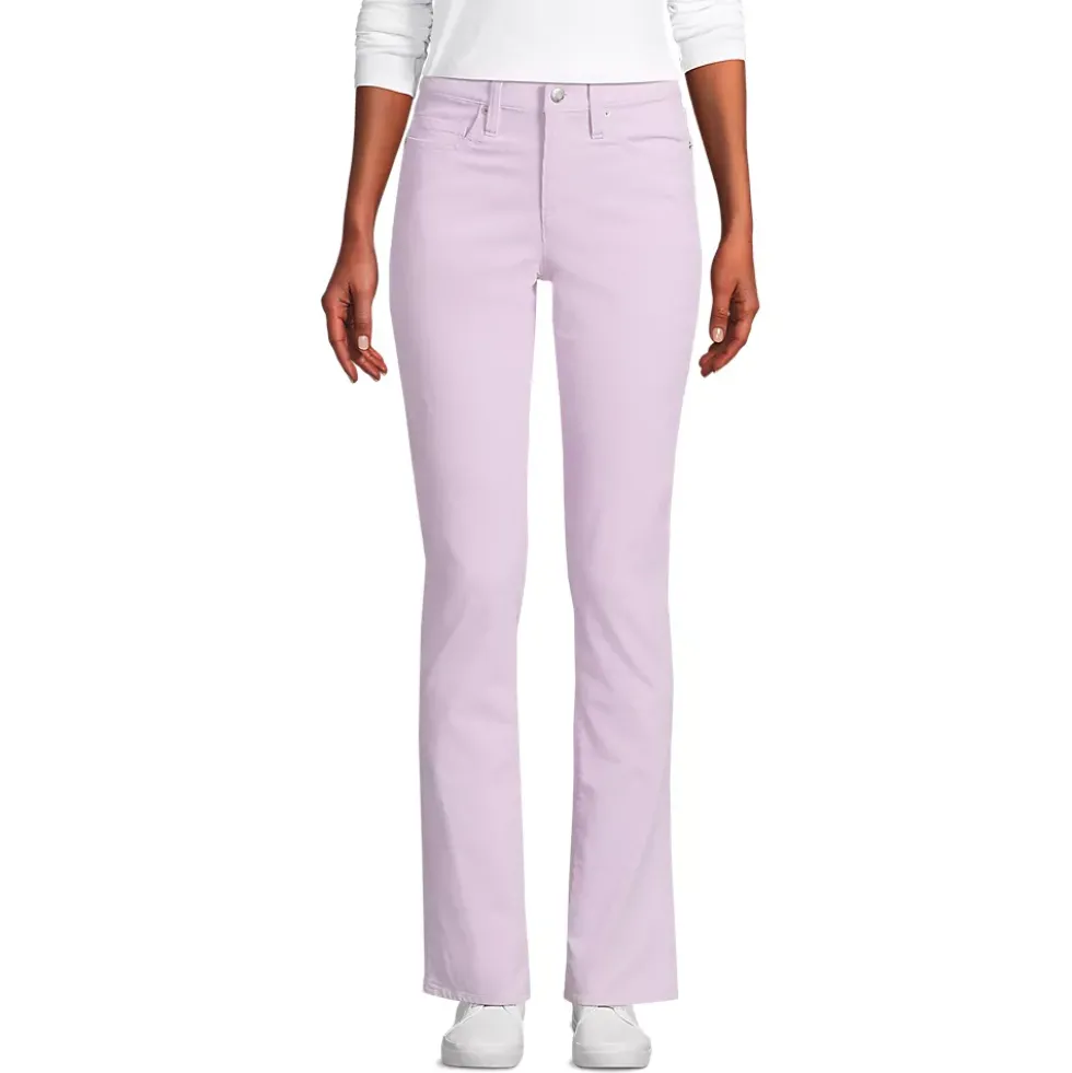 Women's Mid Rise Straight Leg Corduroy Pants