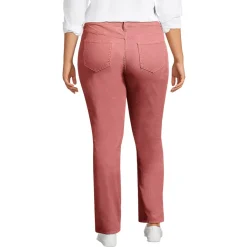 Women's Mid Rise Straight Leg Corduroy Pants