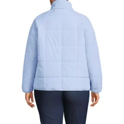 Women's Mixed Media Sherpa Fleece Jacket