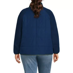 Women's Mixed Media Sherpa Fleece Jacket