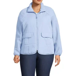 Women's Mixed Media Sherpa Fleece Jacket