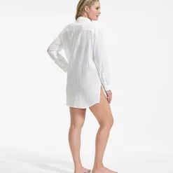 Women's New Button-Up Shirt Cover-Up Dress