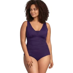 Women's New SlenderSuit Grecian Adjustable Low Leg One Piece