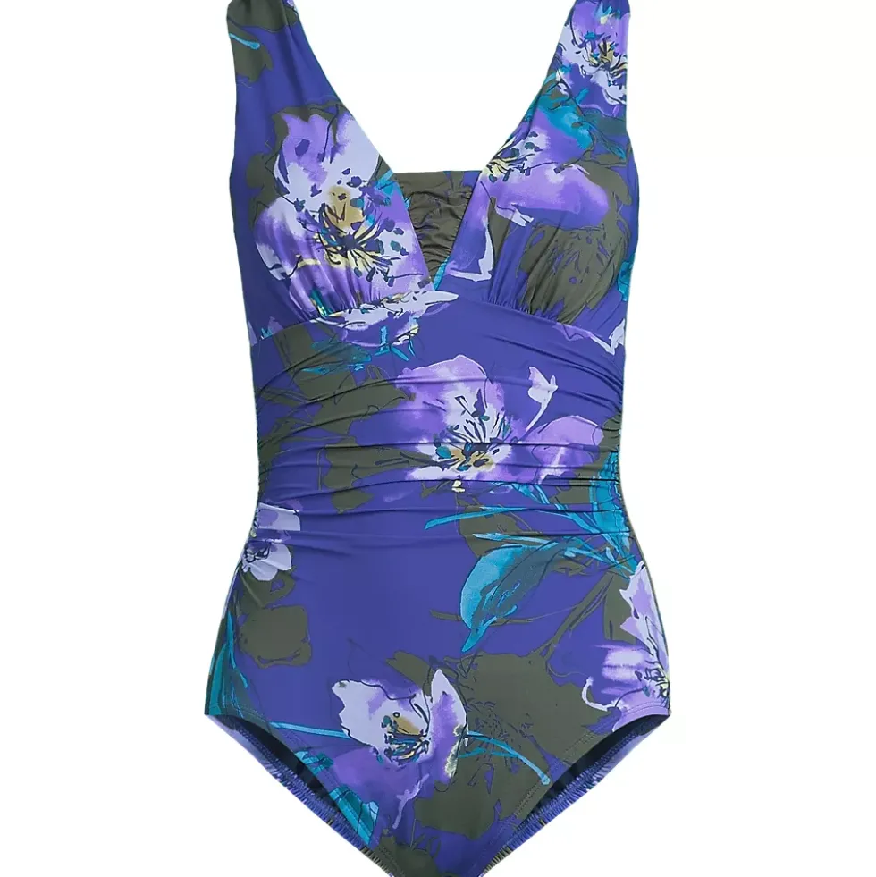 Women's New SlenderSuit Grecian Adjustable Low Leg One Piece