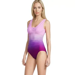 Women's New SlenderSuit Grecian Adjustable Low Leg One Piece