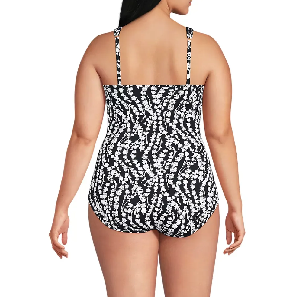 Women's New SlenderSuit Grecian Adjustable Low Leg One Piece
