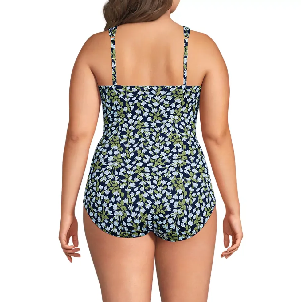 Women's New SlenderSuit Grecian Adjustable Low Leg One Piece
