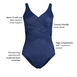 Women's New SlenderSuit Wrap One Piece Swimsuit