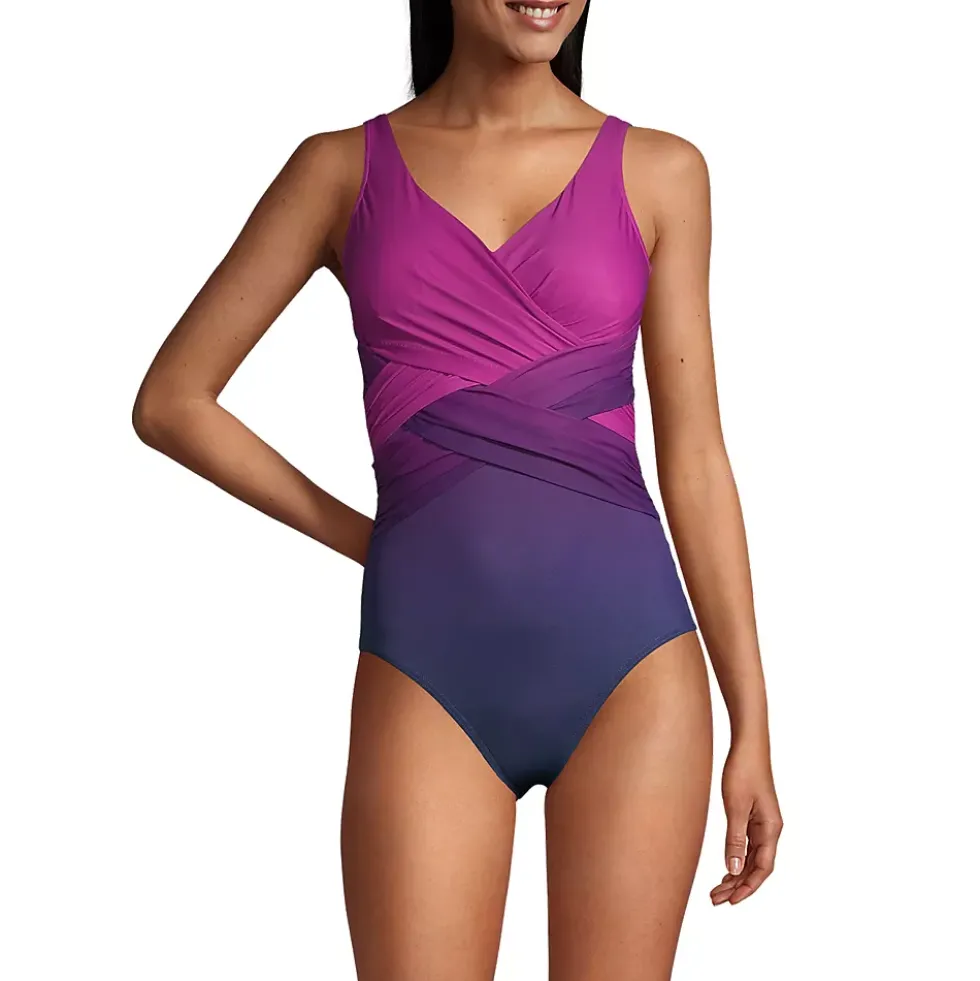 Women's New SlenderSuit Wrap One Piece Swimsuit