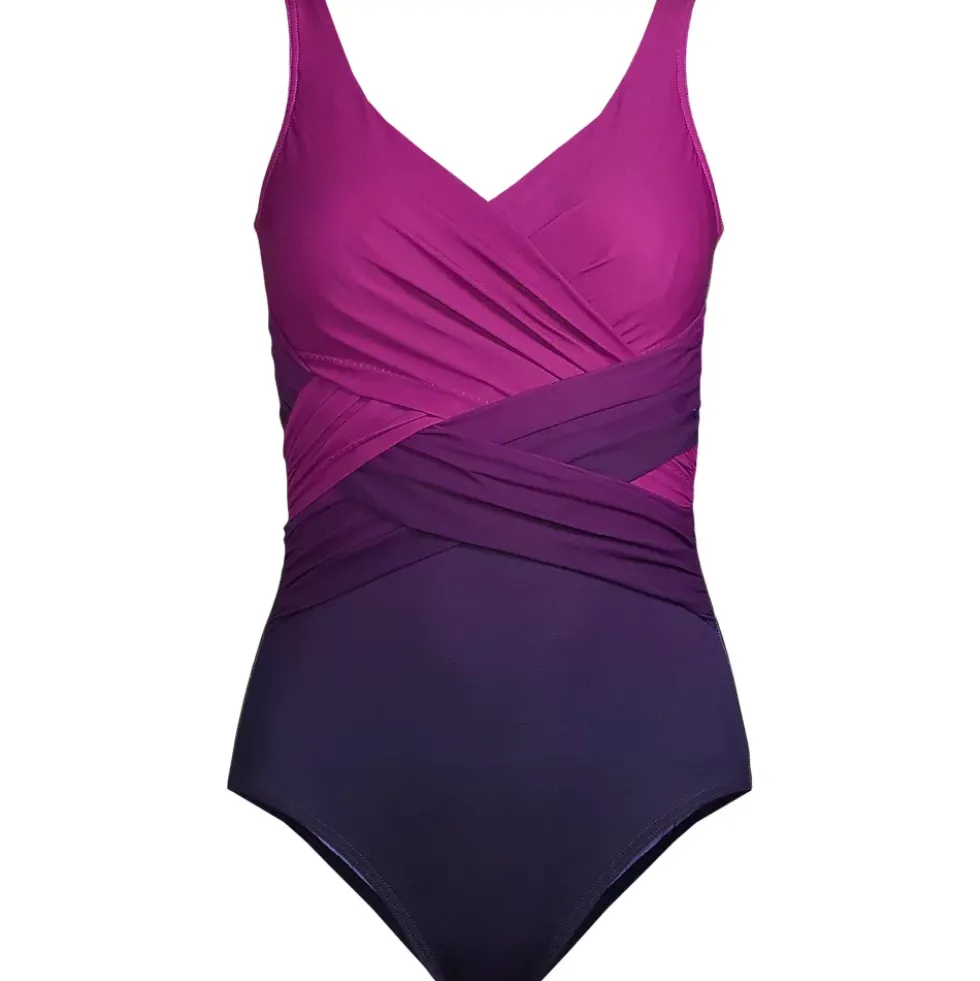 Women's New SlenderSuit Wrap One Piece Swimsuit